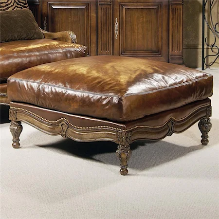 Spacious Pillow Top Traditional Ottoman